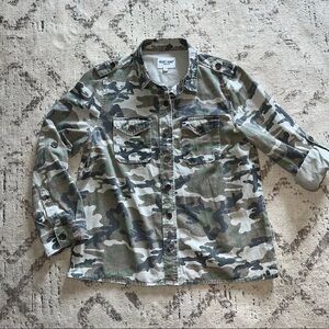 Velvet Heart Denim Camo Jacket